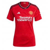 Camisa de time de futebol Manchester United Raphael Varane #19 Replicas 1º Equipamento Feminina 2023-24 Manga Curta